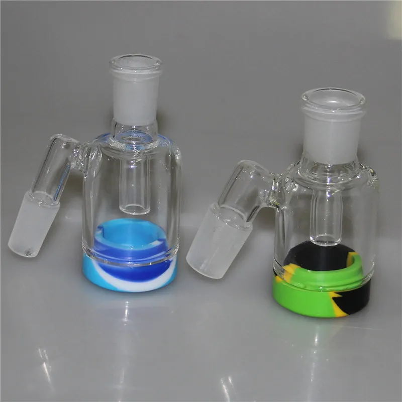 Nieuwe Waterpijp Glas Ash catcher 90 45 graden 14mm 18mm ashcatcher bubbler Glas Waterleiding Booreilanden