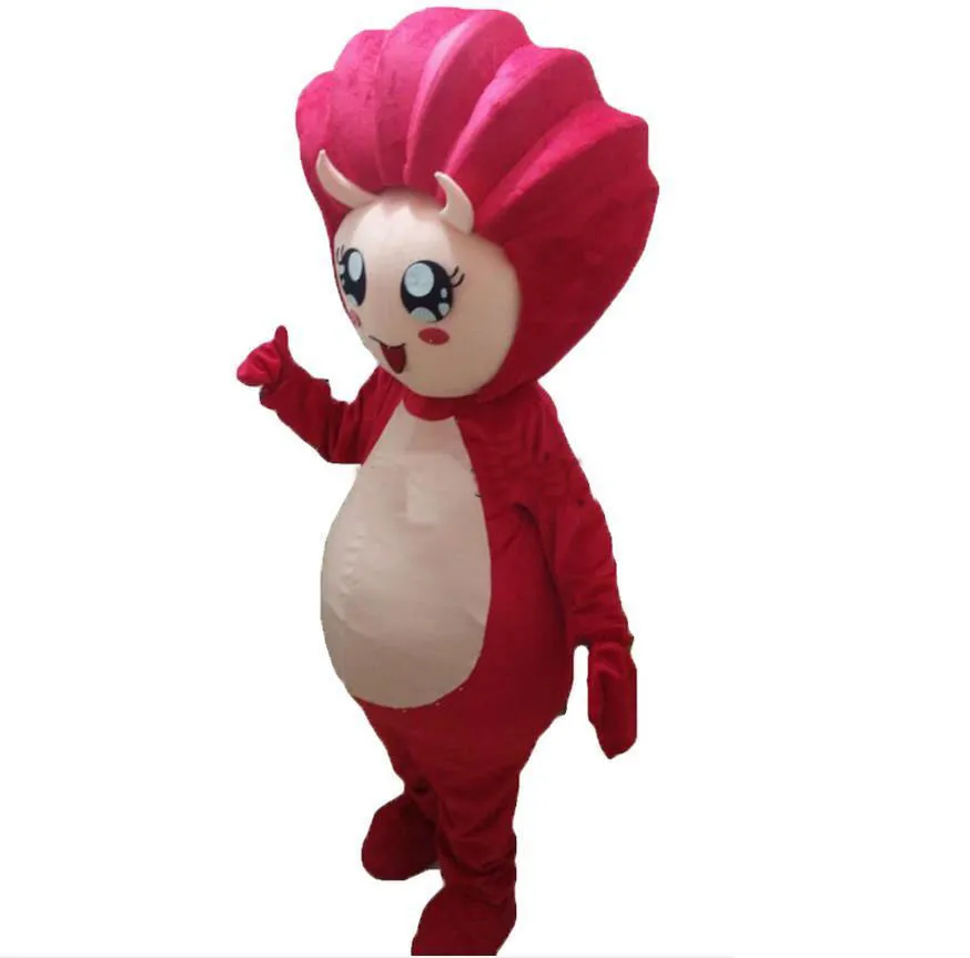 2018 La nuova mascotte Red Shell di vendita calda costumi il vestito operato Foto reale Spedizione gratuita