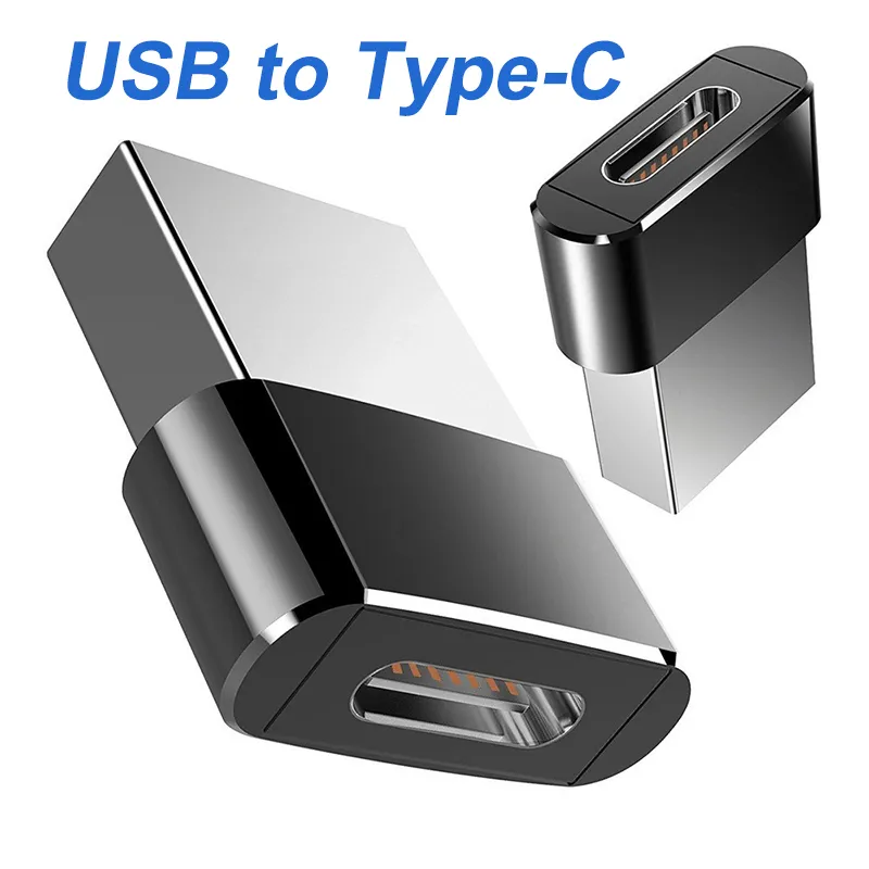 محولات الهاتف من النوع C أنثى إلى USB 2.0 من النوع A ذكر منفذ OTG محول محول لأجهزة الكمبيوتر المحمول Samsung Xiaomi Huawei Andriod