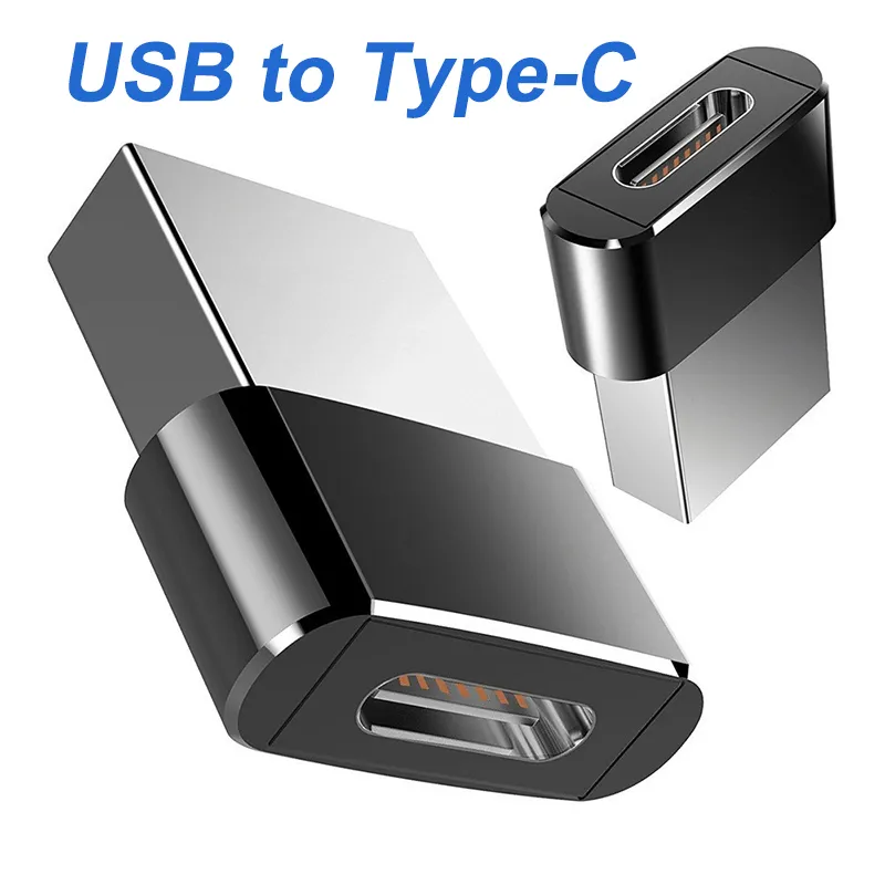 Adaptateurs de téléphone Type C Femelle vers USB 2.0 Type A Port Mâle OTG Convertisseur Adaptateur pour Samsung Xiaomi Huawei Andriod Ordinateur Portable PC