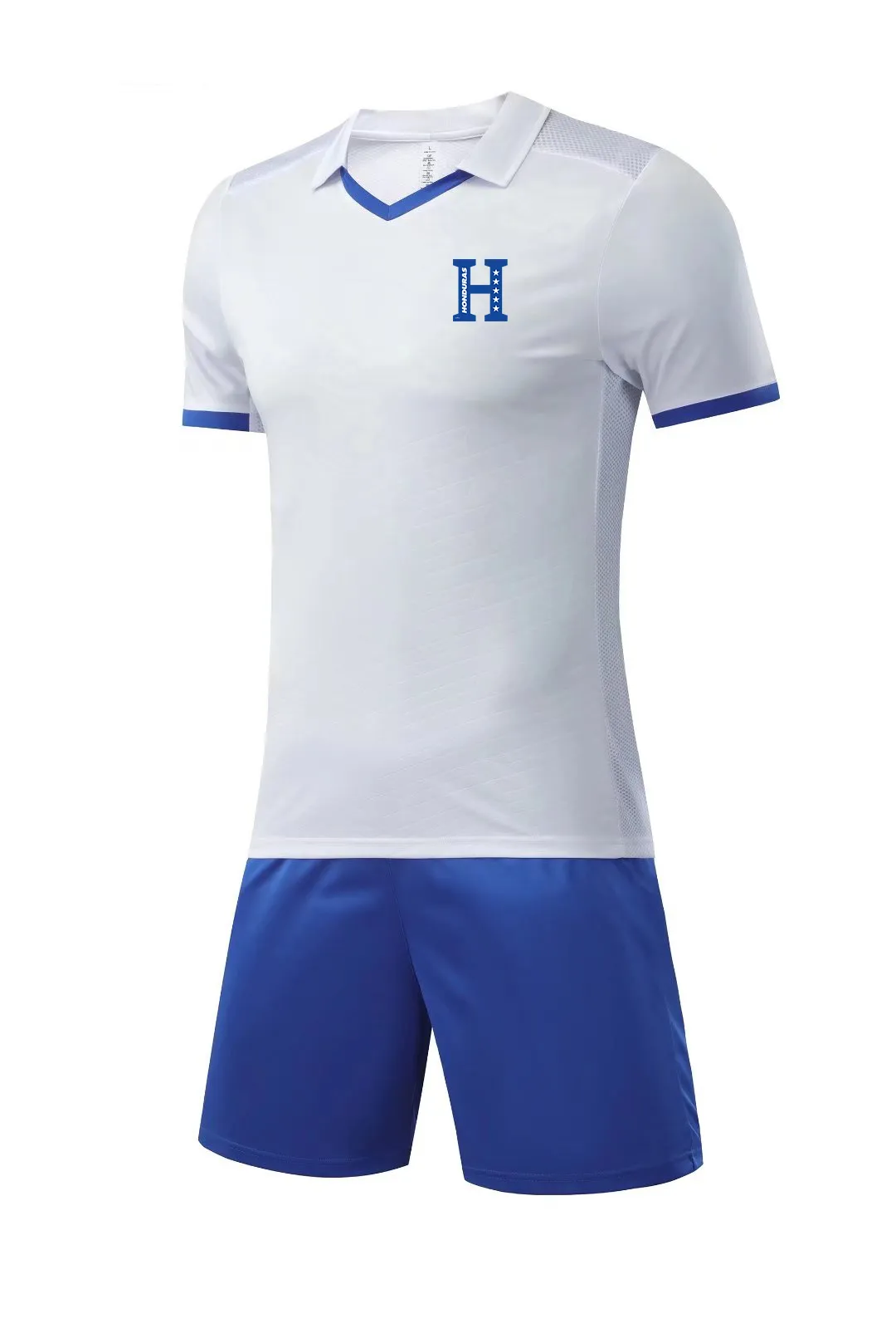 Honduras Herren-Trainingsanzüge, Revers-Sportanzug, atmungsaktives Training, cooles Outdoor-Freizeitsport-Kurzarmshirt aus Mesh auf der Rückseite
