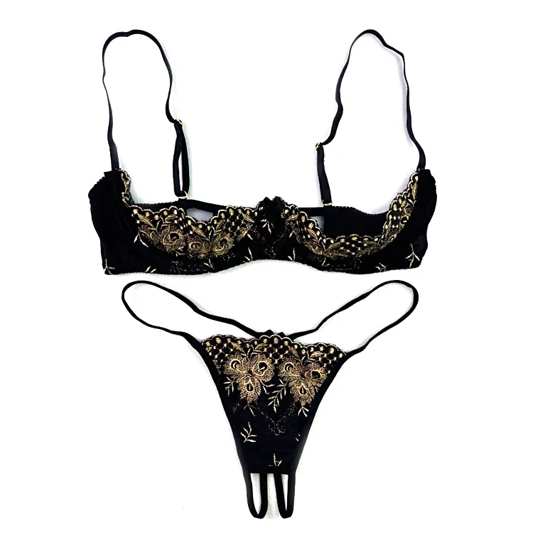 Vintage French Embroidered Cupless Lingerie Set With Garters Push Up Lace  Bra Panty Set, Crotchless Panty, And Ultra Thin Lace Bra Panty Set For  Women LJ201211 From Cong00, $12.4