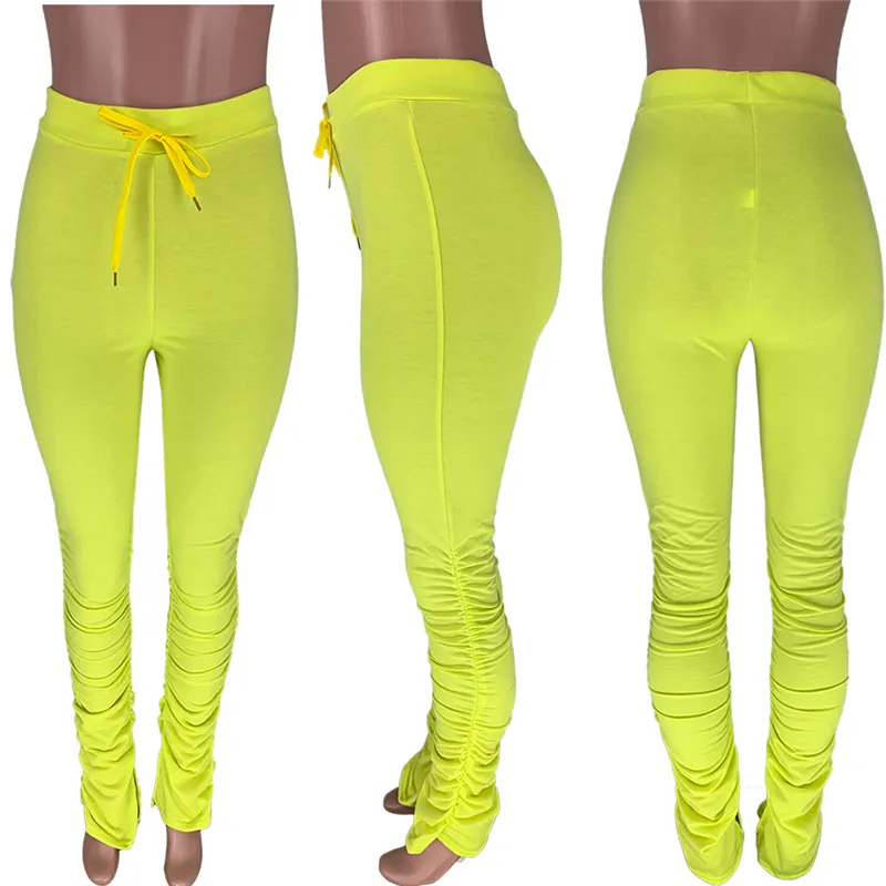 Ruched stacked leggings online