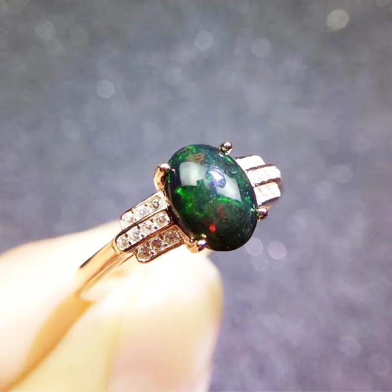 Anello opale deals nero