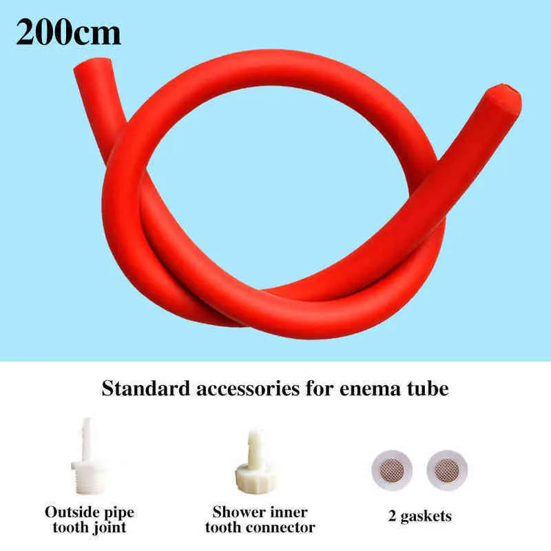 NXY Cathéters Sons 50-150cm Silicone Lavement Buse Lavage Anal Nettoyage Douche Douche Tube Bidet Ducha Higienica Lavage Tuyau 1209
