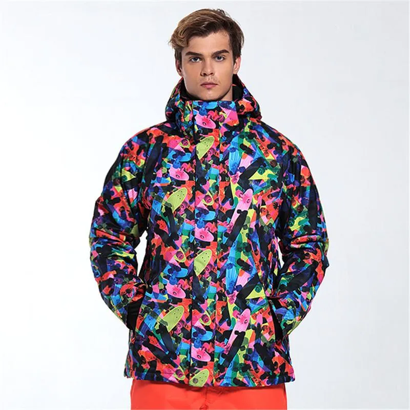 Лыжи лыжные куртки Gsou Snow 2021 дизайнерская сноуборд куртка мужской открытый туризм и кемпинг зима водонепроницаемая ветрозащитная одежда для мужчин