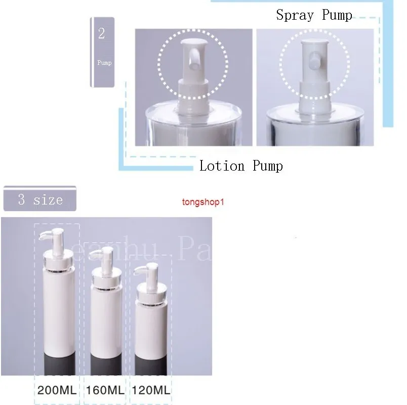 海底パイプライン 120ml 160ml 200mlの空のアクリルのスプレーポンプ化粧品の容器の霧とディスペンサーのポンプフリーの出荷で高品質  商品レビューを -vtech-computer.com