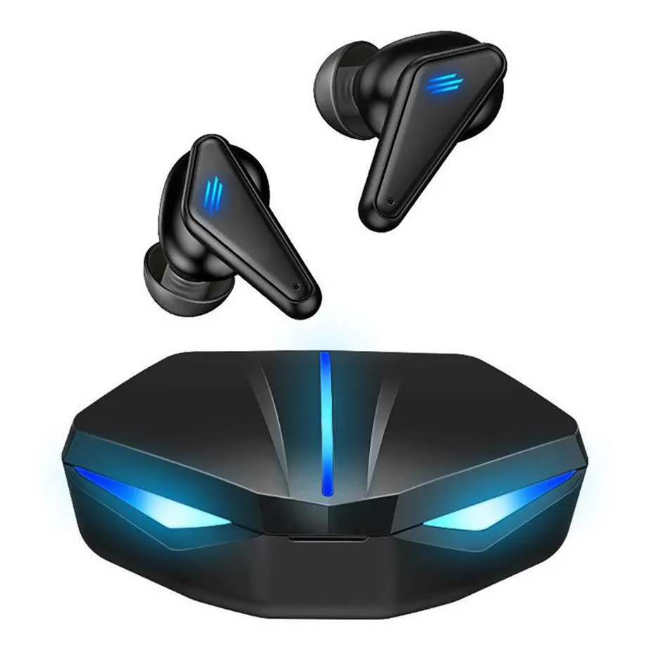 K55 TWS Bluetooth 5.0 Kulaklık Stereo Kablosuz Oyun Kulaklık Mikrofon Spor Spor HeadSETSA53A02 ile