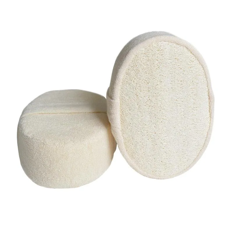 Luffa naturel éponge bain Peeling brosse épurateur soins de la peau exfoliant douche éponge Massage bouffée Loofa maille éponge nettoyage