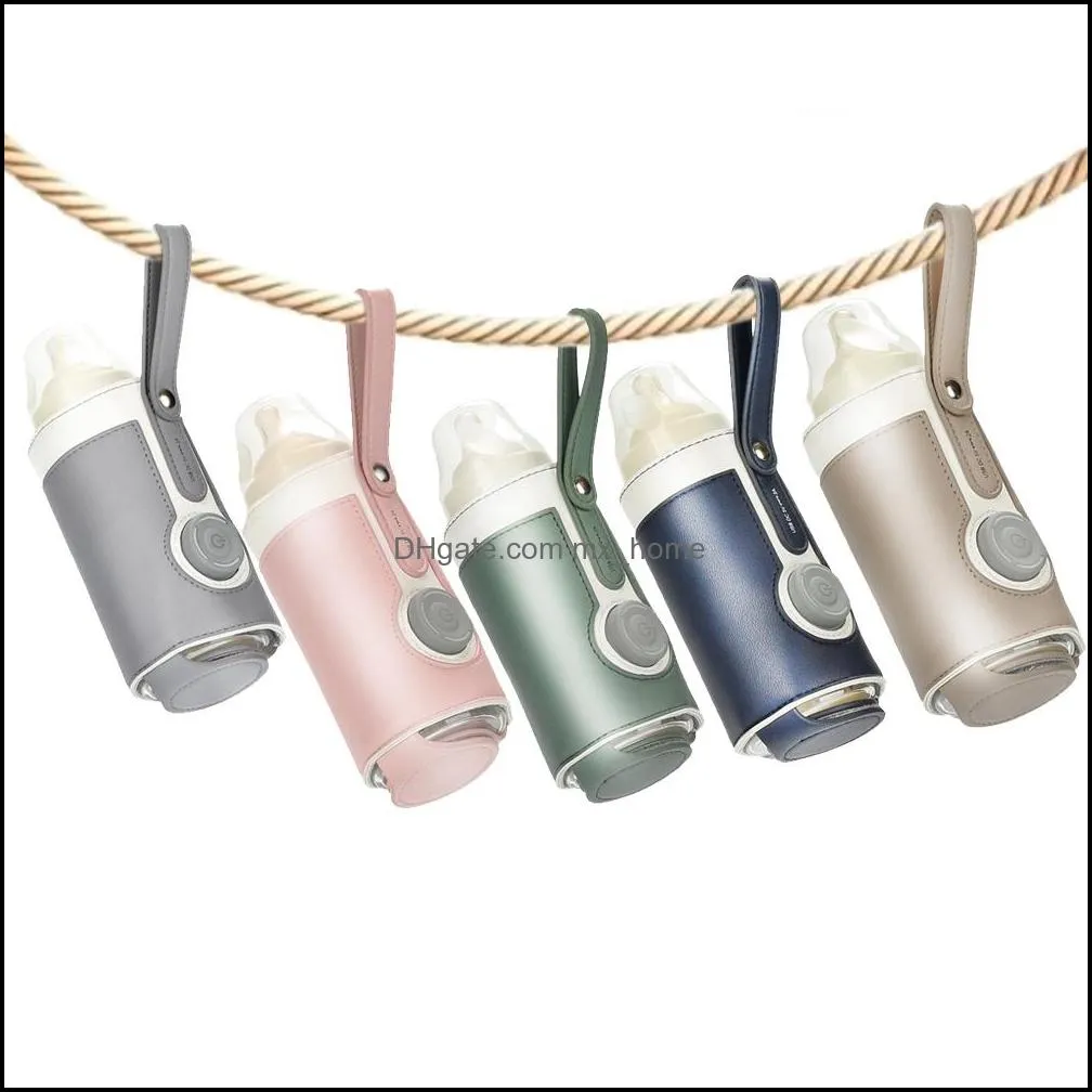 USB Baby Bottle Bag Warmer Portable Travel Milk Heat Termostat Drop Delivery 2021 Övrigt utfodring av barnmoderna Moderskap 6qbyc