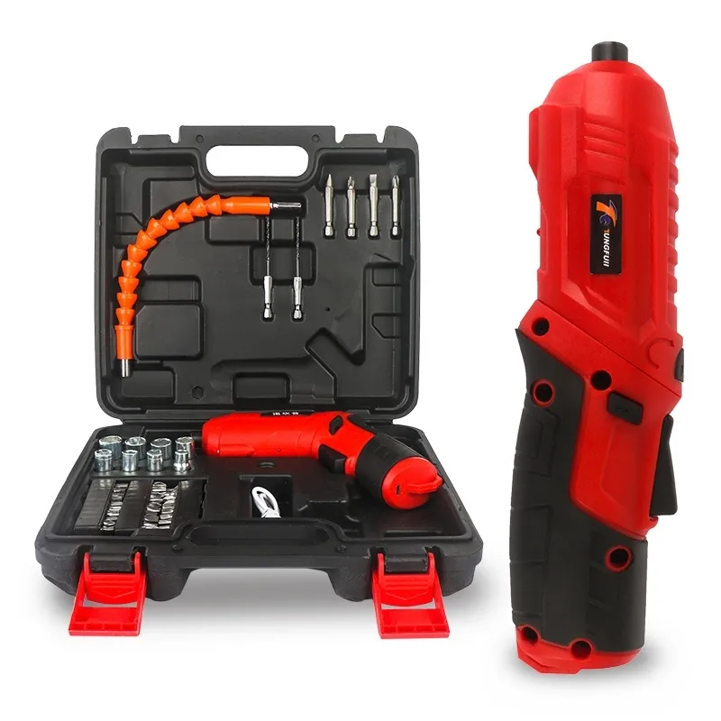 Chave de fenda elétrica de 4.2V Recarregável Cordless Power Drill Drill Kit Kit de Parafuso Máximo Diâmetro ABS Makings Y200321