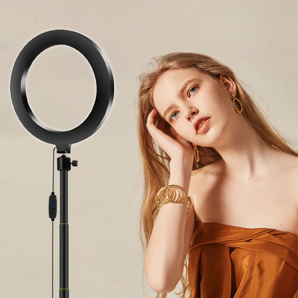 Neues 20-cm-LED-Make-up-Lampen-Ringlicht für die Schönheit von Selfie-Videos auf YouTube Tiktok-Ringlicht für die fotografische Beleuchtung von Fotostudios