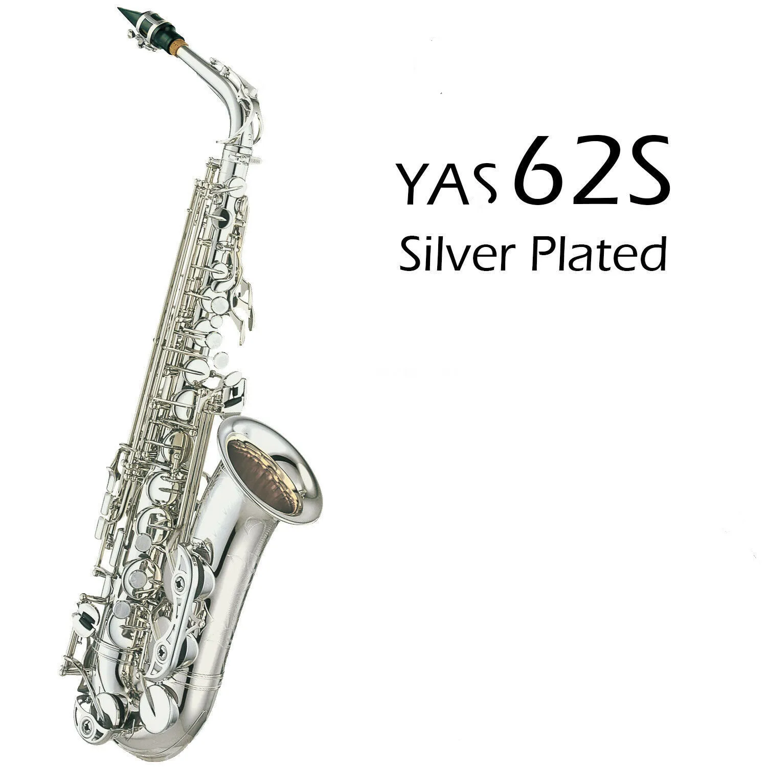 Professional Silver Plated Nickel Plated Saxophone In Eb Tune With Case