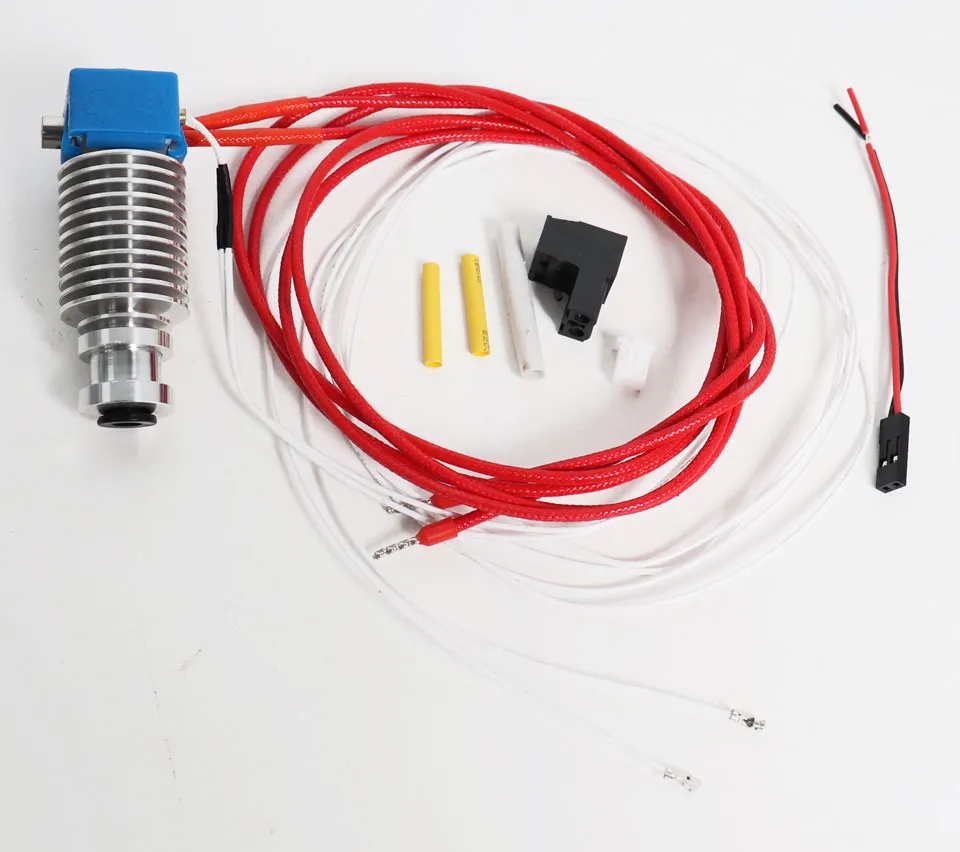 Prusa i3 MK3 MK2S/MK2.5 Hotend-Kit mit Silikonsocke, Hot-End-Düse, beheizter Blockkühlkörper, Throat Thermistor