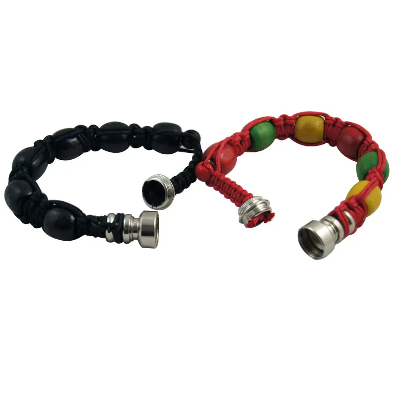 Nova criatividade pulseira fumar tubos multicelor pulseiras de cigarro tubos portátil tube hookah moedor de fumaça de fábrica atacado dhl