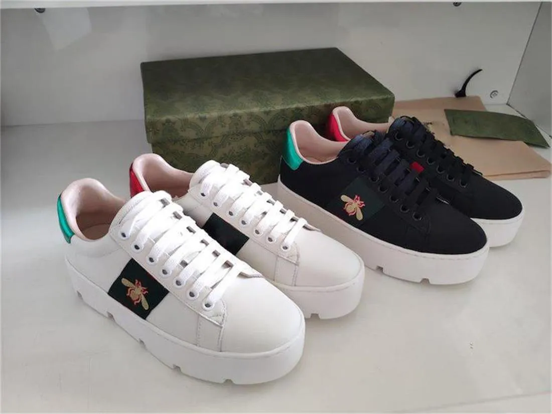 Ace Embroidered Zapatillas Blancas Gucci Mujer Zapatillas Para