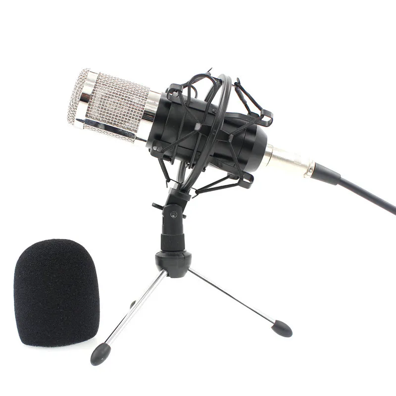 BM800 Mikrofon Kondensor Mikrofon Professionell ljudstudio Recording Mikrofon för radio Braodcasting Singing BM 800