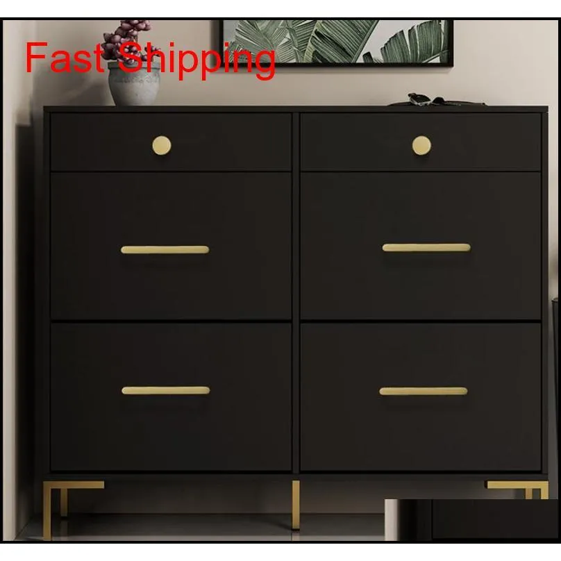 DHgate.com:Modern Solid Brass Kitchen Cabinet Knobs And Handles Gold ...