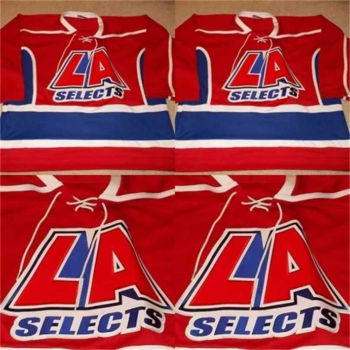 Thr VTG-LA sélectionne le maillot de hockey porté par le jeu de lycée 100% maillots de hockey brodés cousus