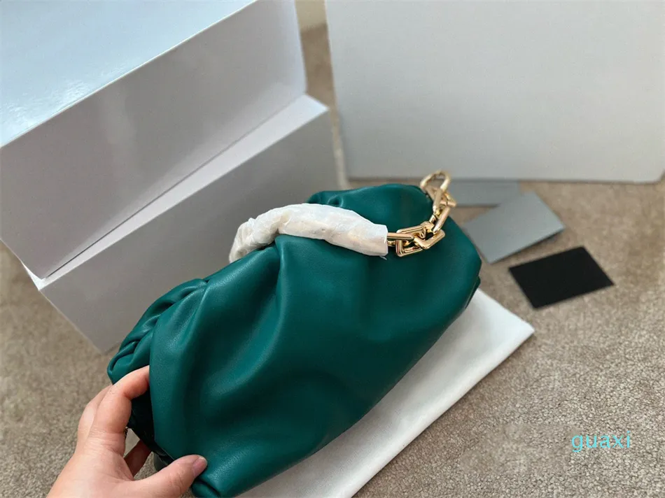 shoulder Bags Cloud Bag With Thick Chain Clutch Women Pouch Clip Handbags Crossbody Totes hobos handbag