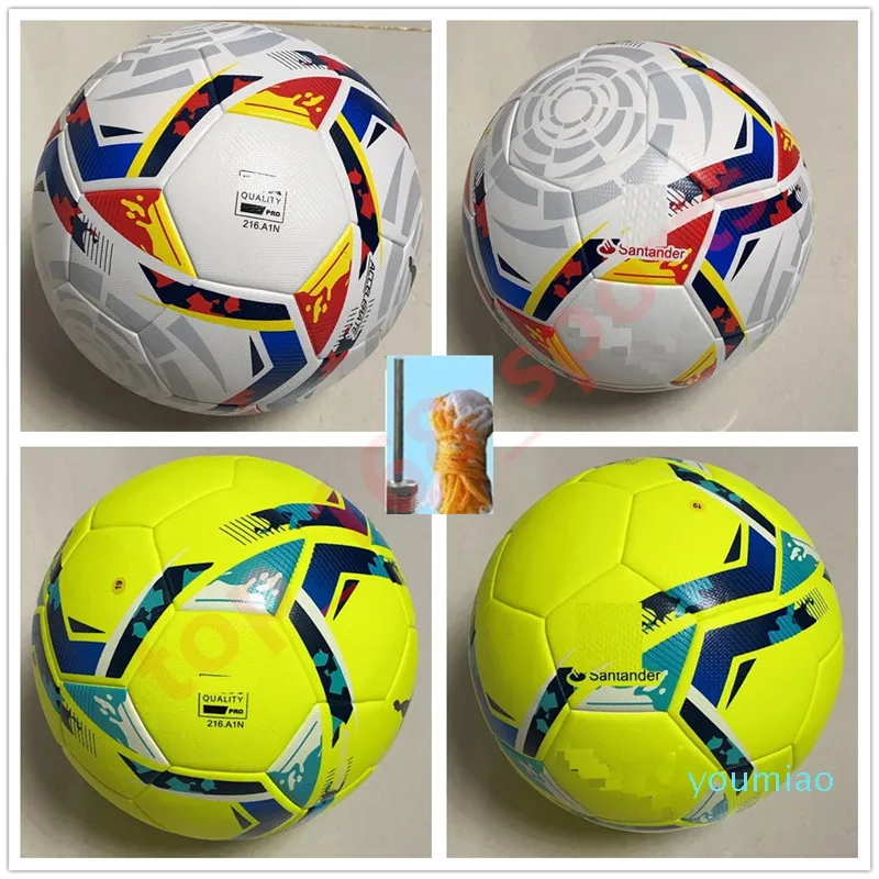 20 21 Bästa kvalitetsklubb La Liga League Match Soccer Ball 2021 Storlek 5 Bollar Granuler Slip-resistent fotboll