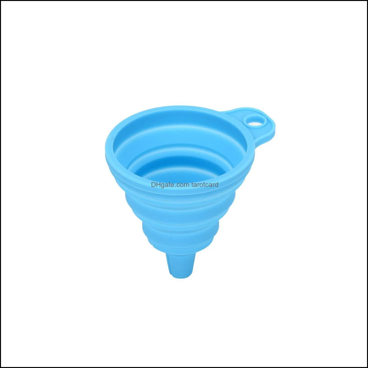 Kitchen Oil Leakage Creative Household Liquid Dispensing Mini Silicone Folding Collapsible Foldable Tool Portable Funnels Kitchen