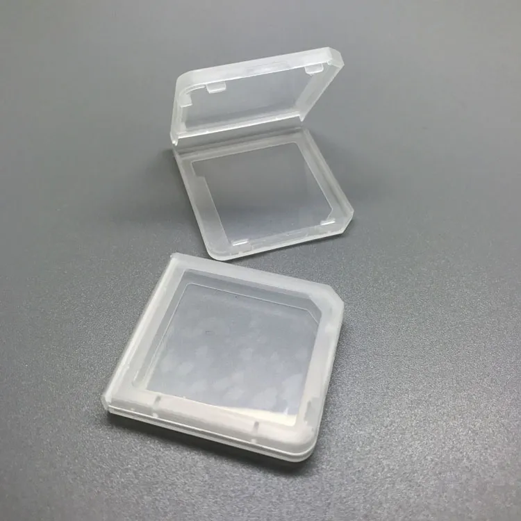 Enkelt Clear Game Card Case Holder Box för NINTEND DS LITE NDSL NDS 3DS PORTABLE PATTRIDGE Förvaringslåda Högkvalitativt snabbt fartyg