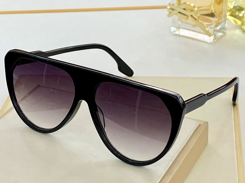 Luxo - 600 óculos de sol para mulheres Goggle Envoltório UV Proteção Gato Modelo de olho grande quadro de cor dupla com caso