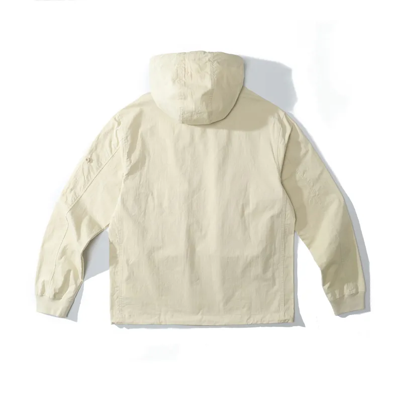 cptopstoney konng gonng Spring and autumn 19SS GHOST PIECE SMOCK/ANORAK COTTON NYLON TELA Pure cotton fabric, ghost hoodie coat