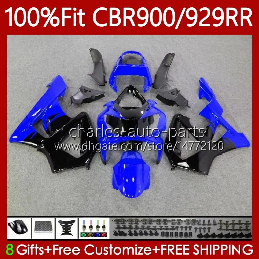CBR900RR 929RR Motorcycle Injection Mold Bodywork Fairings Kit Fit For ...