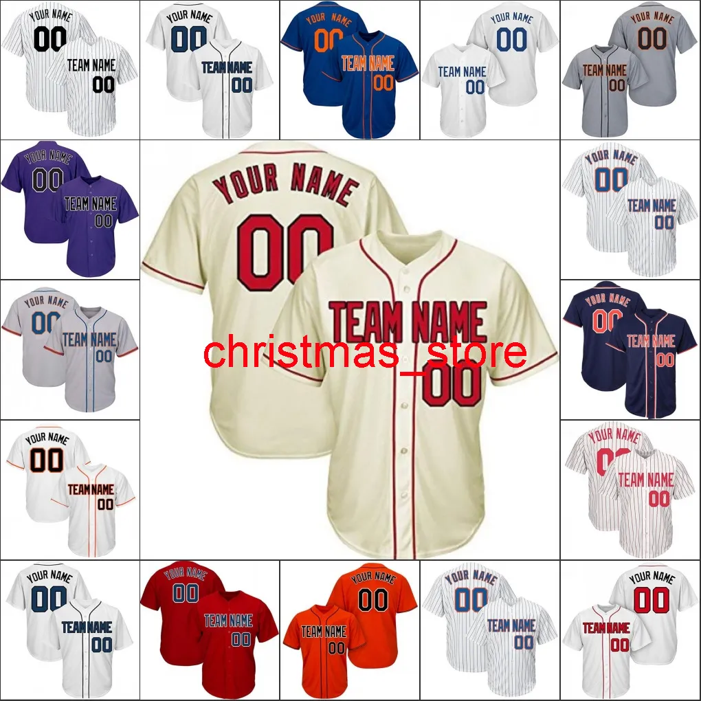 Custom baseball jersey message team your name number mix order drop s names numbers are all stitched