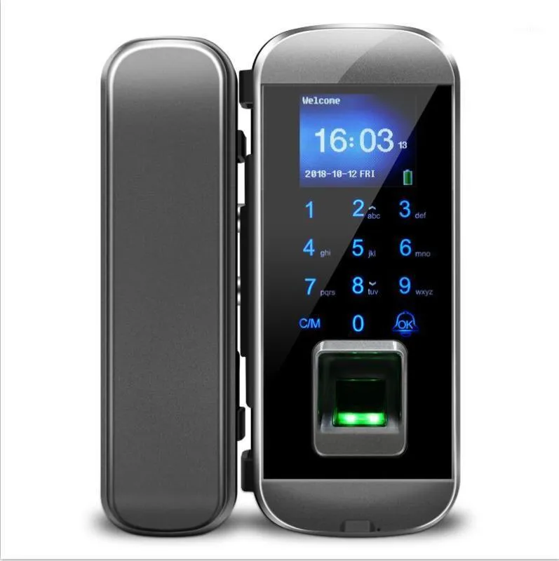 Fingerprint Access Control Smart Smartless PORTA LOCK BIGHT Intelligent Biometric Electronic per Home Office Apartment Glass Iglass100Plus1