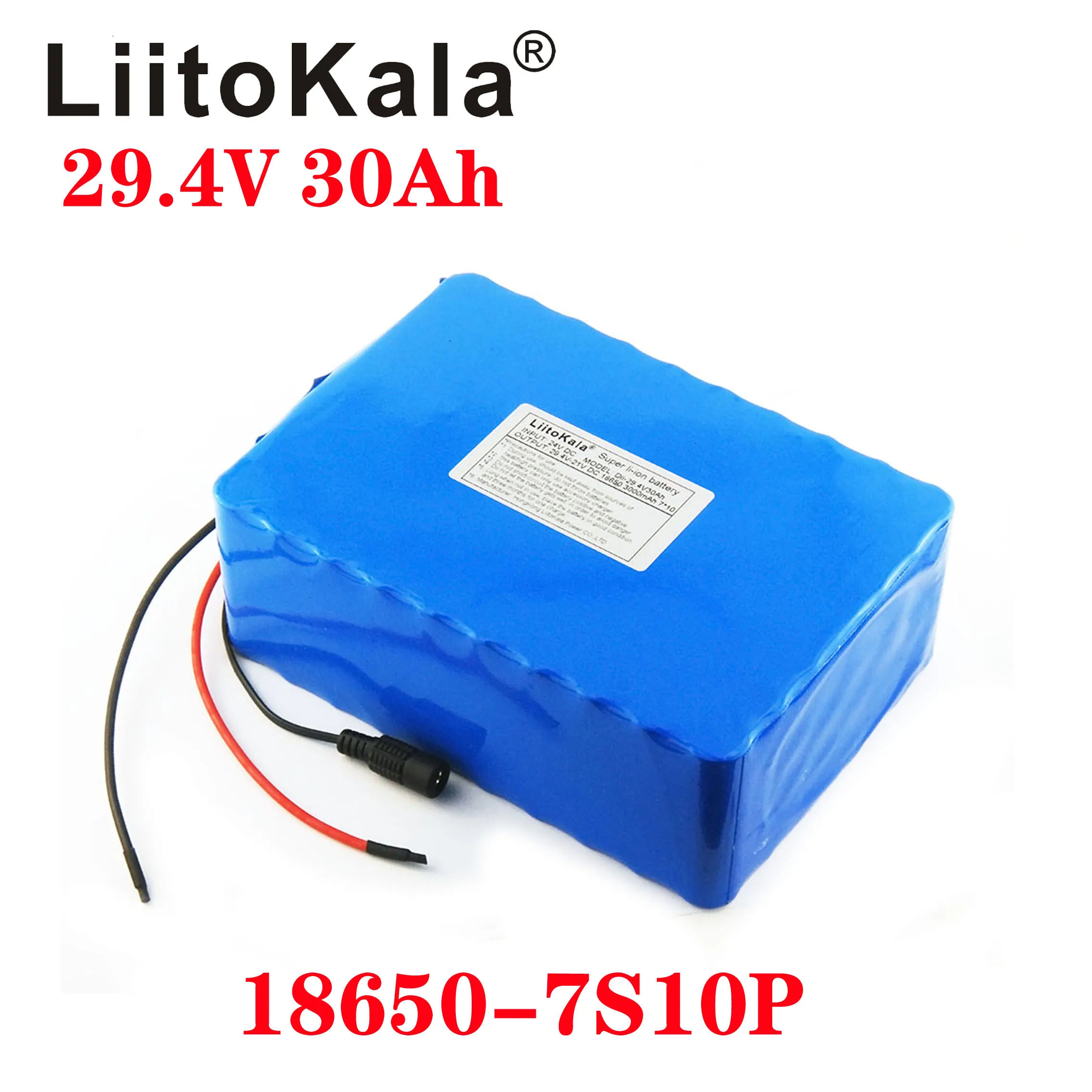 LiitoKala 29,4v 10ah 20ah 30ah 40ah 24V 250W 350W 500W 750W Ebike batteri elcykelbatteri 24V 20ah litiumbatteri