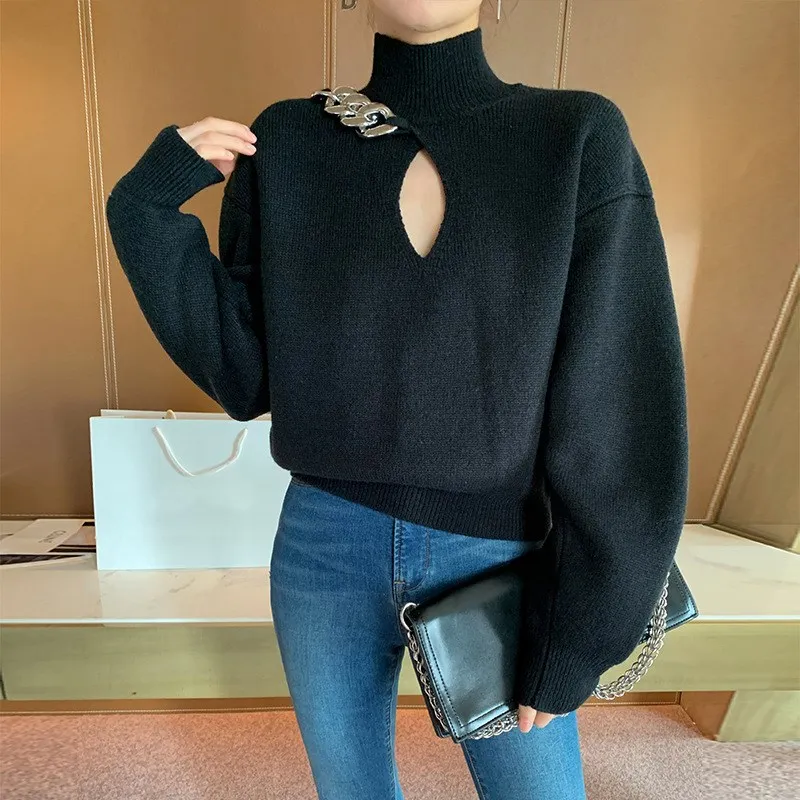 Womens Sweater Pullover Top Fashion Street Female Sweaters Ladys Long Sleeve Cardigan Sweater Oversize Womens Clothes#4455