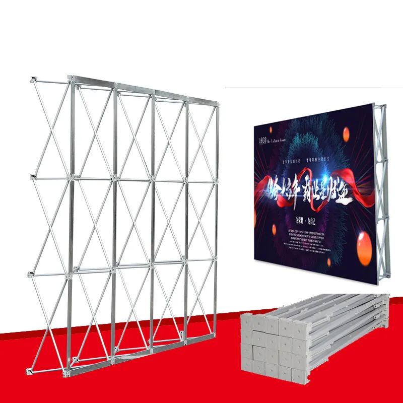 High Quality Wedding Party Decor Flower Wall Frame Aluminum Alloy Foldable Stand Outdoor Display Advertising Exhibition Concert Background Plate