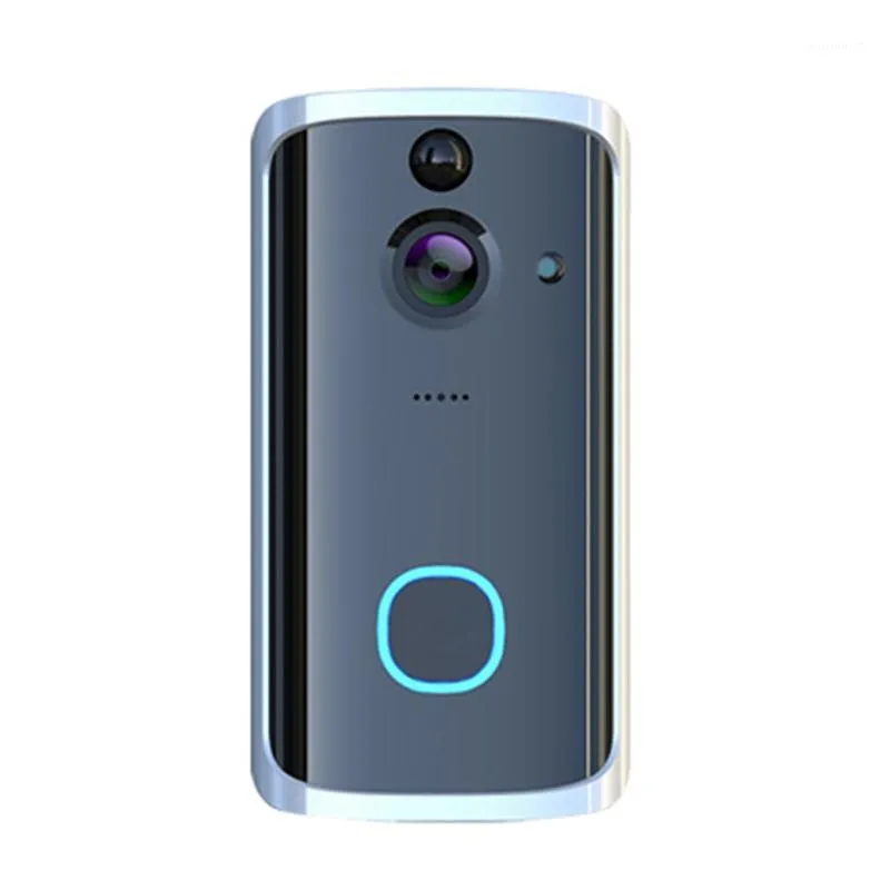 Kablosuz Ligent İki Yönlü Sesli Video Kapı İntercom Kamera Kolay Kurulum Telefon Alarmı İzleme Kamerası ABD Plug1