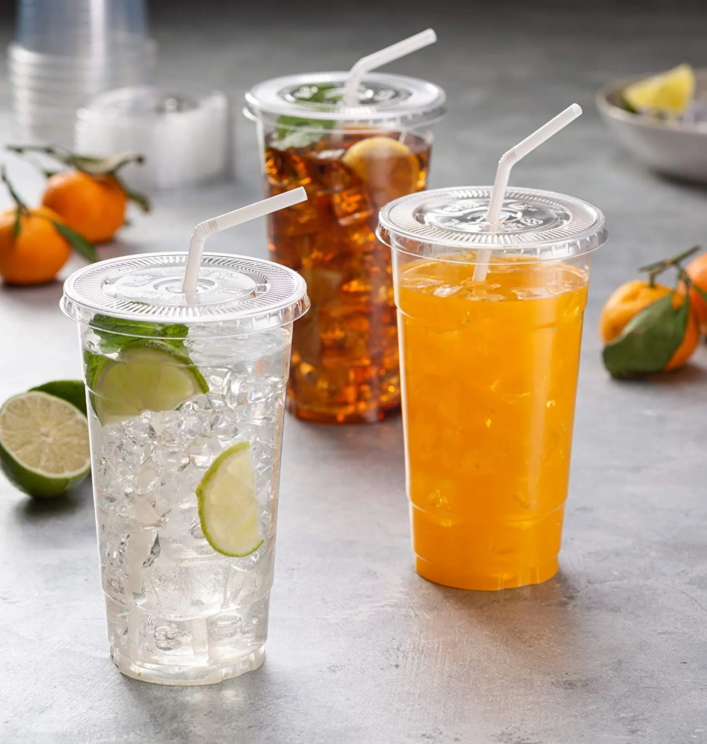 32oz Clear Plastic Starbucks Plastic Cups Clear PET Disposable