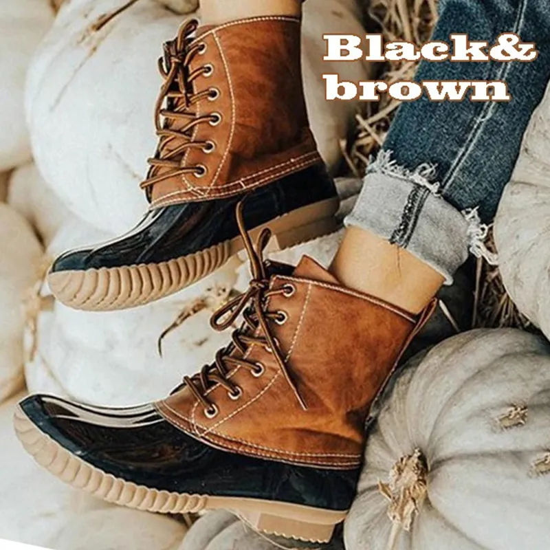 Womens zipper hotsell duck boots
