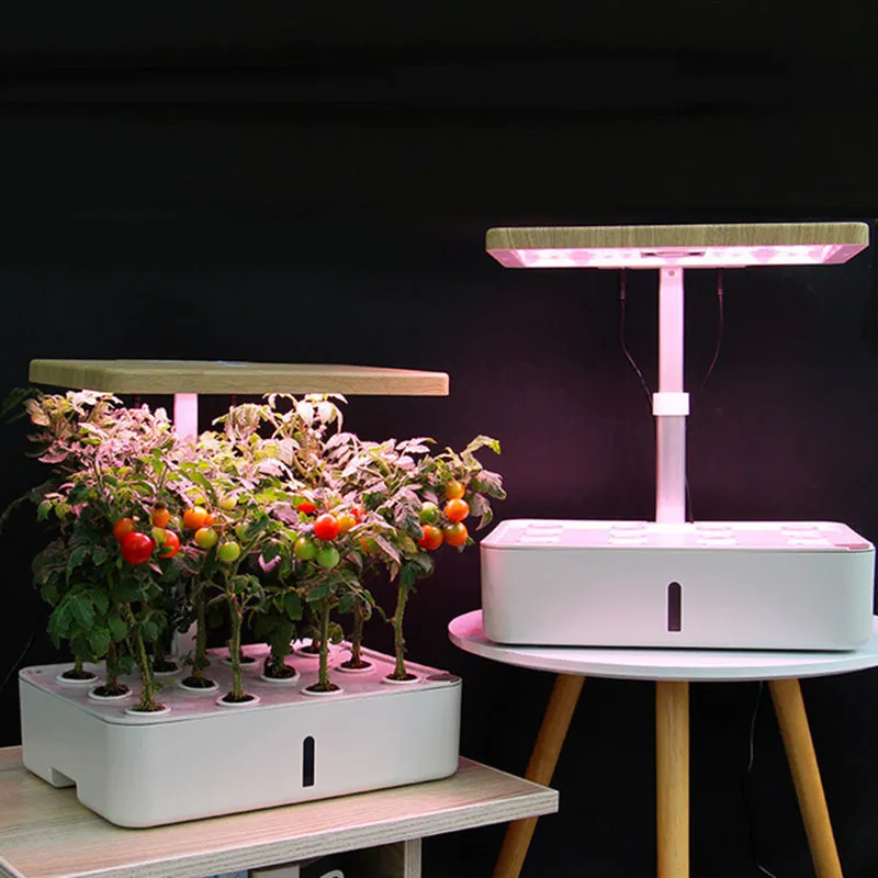 Coltivazione fuori suolo intelligente aerogarden Vaso da fiori Fioriera idroponica Vaso da fiori per piante da interno Fiore Vivaio Luce di riempimento Y200723