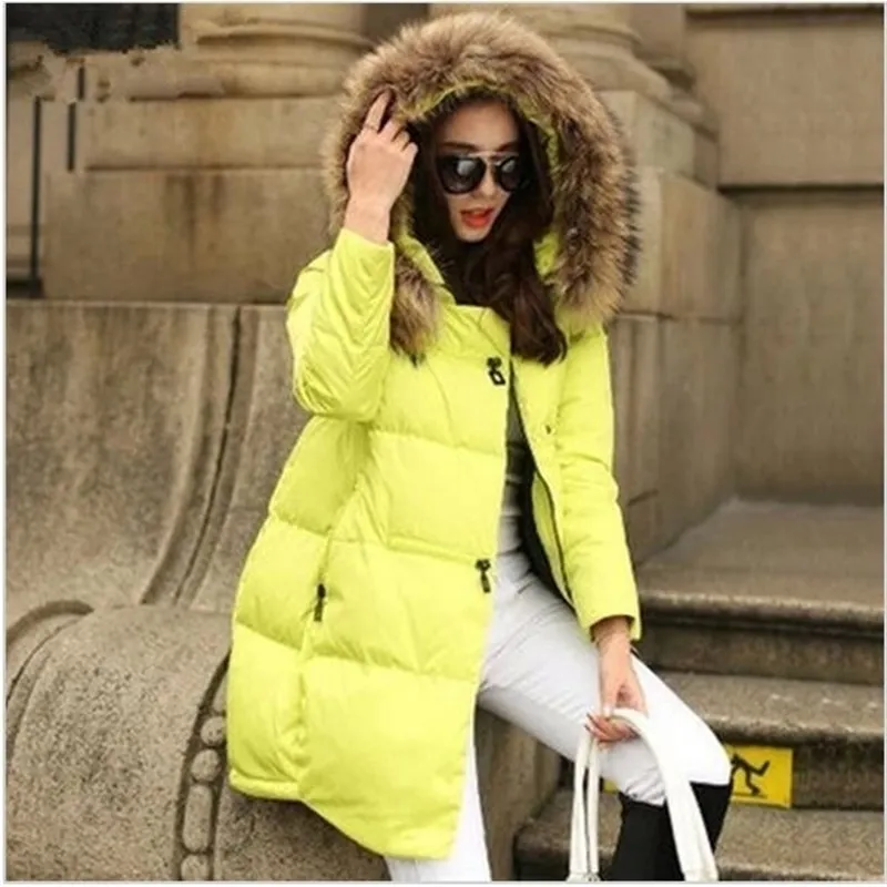 Mint Green Hoodie Womens Winter Parka Jacket With Fur Collar Plus Size  Winter Coat 5XL From Kong003, $52.81