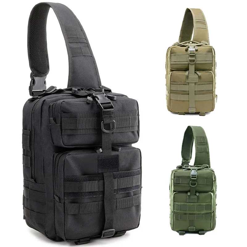 Oudoor Sports Taktycal Molle Chest Pakiet Pakiet Rucksack Kaptak Assault Combat Camoflage Versipack NO11-112