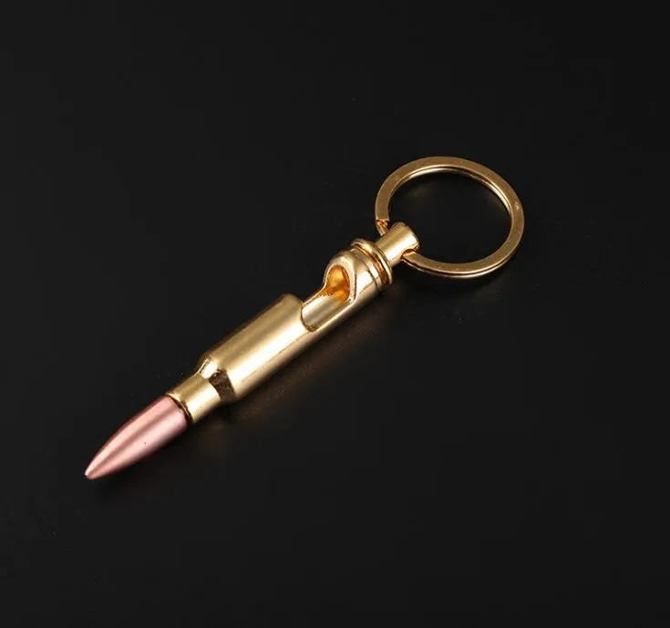 Bullet Shell Shape Bottle Opener Beer Soda Creative Keychain Key Ring Bar Tool Party Business Gift