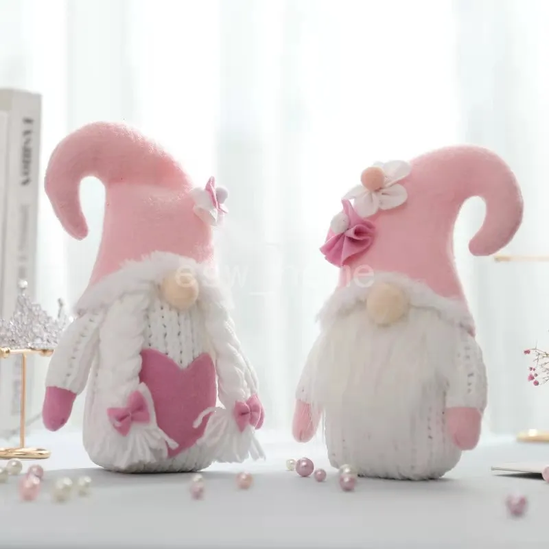 Articoli per feste San Valentino Gnomi Ornamenti Natale Peluche Elfo Bambola nana Decorazioni per la festa della mamma Decorazioni per la casa Regali per bambini Commercio all'ingrosso