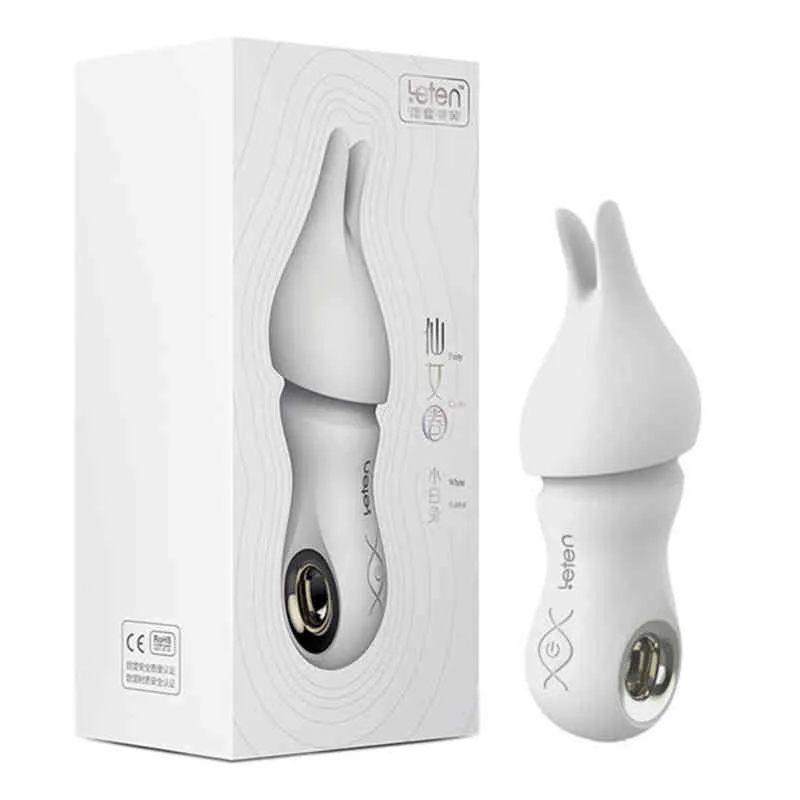 NXY Vibrators Sex Shop Leten Mini Vibrators for Women Clitoris 10 Speed g Spot Nipple Clit Stimulator Rabbit Jumping Egg Vibrator Erotic Toys 0104
