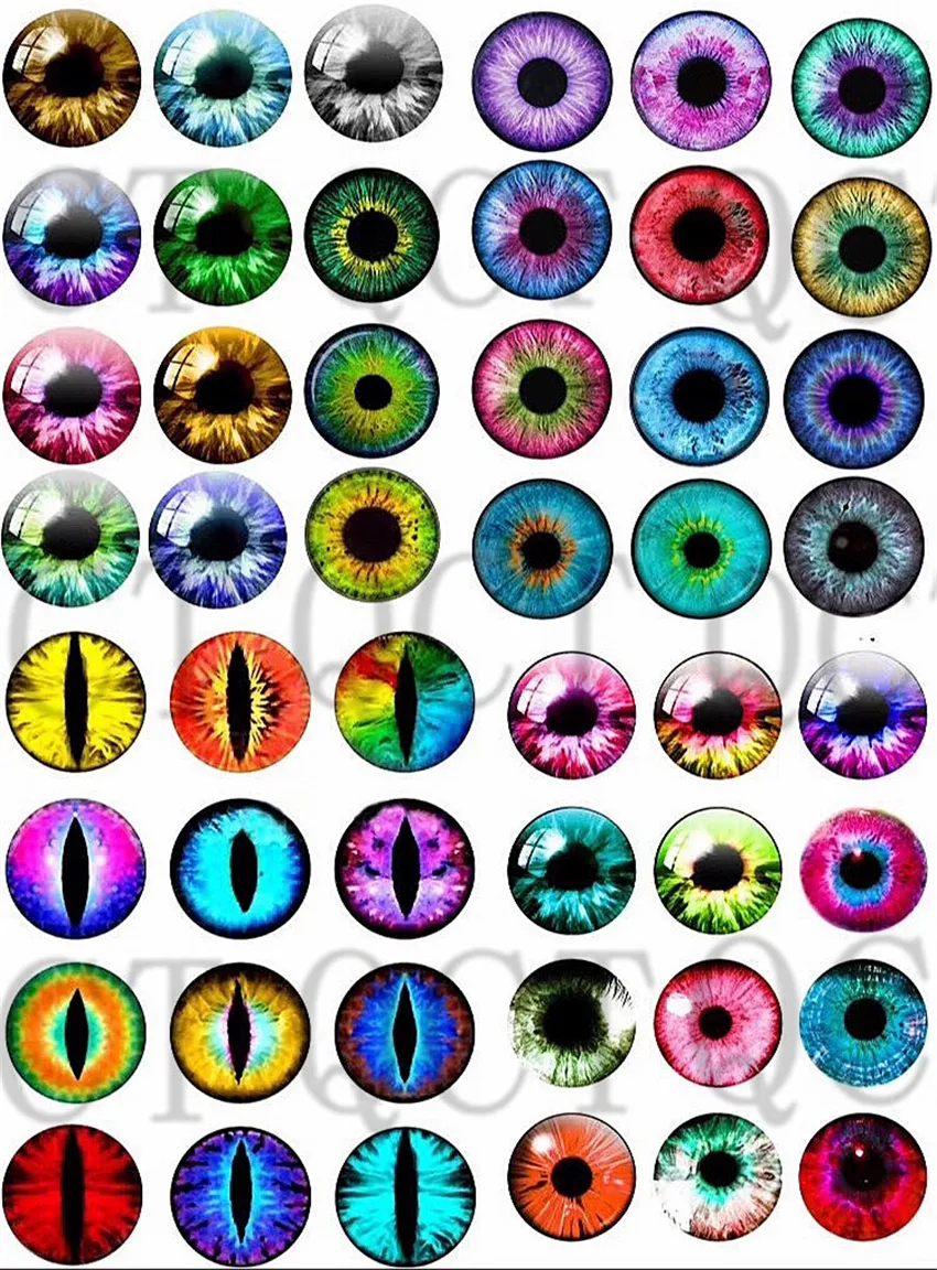 30mm Dragon Eyes Wholesale Glass Eye Fantasy Cabochons for Jewelry  Sculptures or Craft Making 5 Pairs Bulk Lot