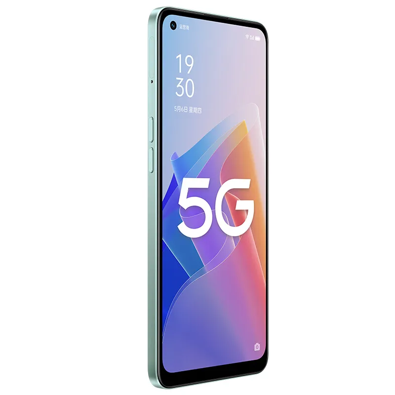 OPPO OPPO A96 5G الهاتف المحمول 8 جيجابايت RAM 256GB ROM Octa Core Snapdragon 695 48MP AI OTG 4500mAh الروبوت 6.43 بوصة amoleed ملء الشاشة معرف بصمة الوجه الهاتف المحمول الذكية