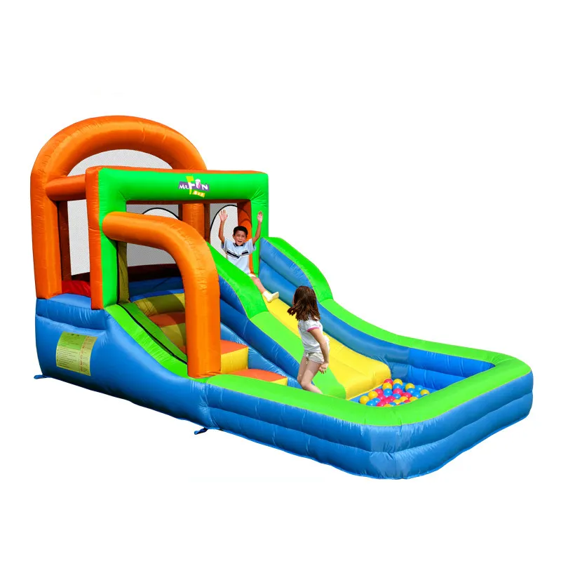 Playhouse Bouncy Castles Indoor Boy Girl Slide Home Garden Supplie Barnens uppblåsbara park utomhusbarn Playground GA268Y