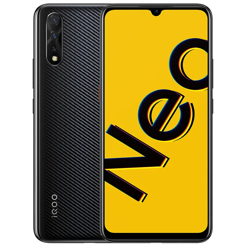 Oryginalny Vivo Iqoo Neo 855 4G LTE Telefon komórkowy 8 GB RAM 128GB 256GB ROM Snapdragon 855 PLUS 16MP OTG 4500MAH Android 6.38 "Pełny ekran Identyfikator Facem Smart Telefon komórkowy