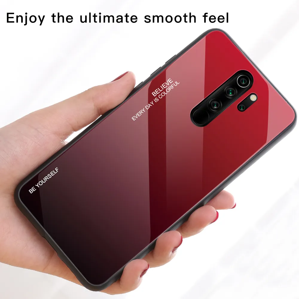 Xiaomi Redmiのための熱い高級グラデーション電話ケース注8 9 Pro 9S 8TカバーXiaomi Mi 9T Pro 10 Lite Ultra MI10Tノート9 Pro Max Case