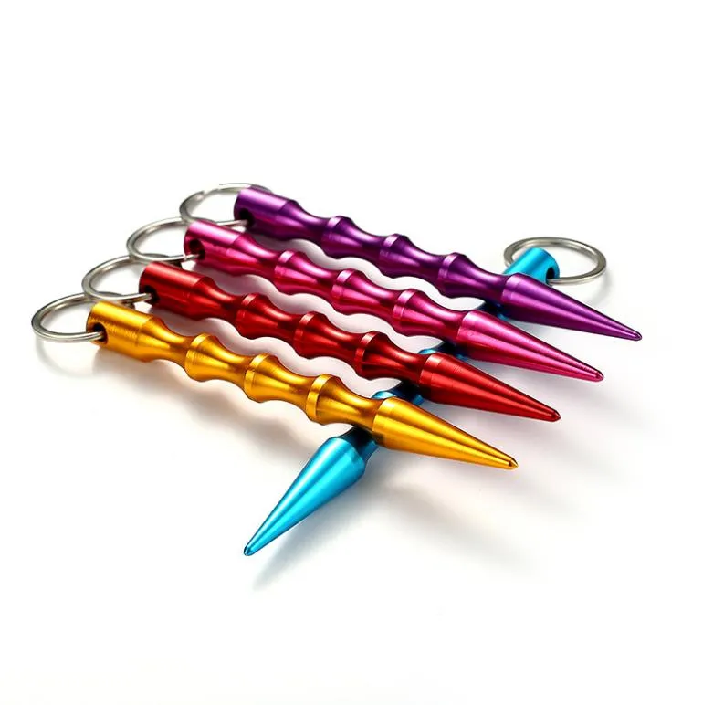 Colorful Wholesale Women Solid Aluminum Mini Self Defense Stick Keychain  Self Defense Keychain Stick From Lovekun, $0.98